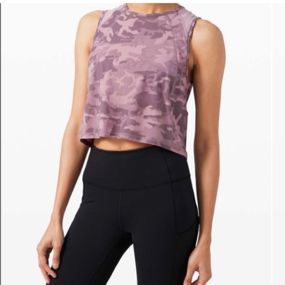 Lululemon Cropped Sculp Tank